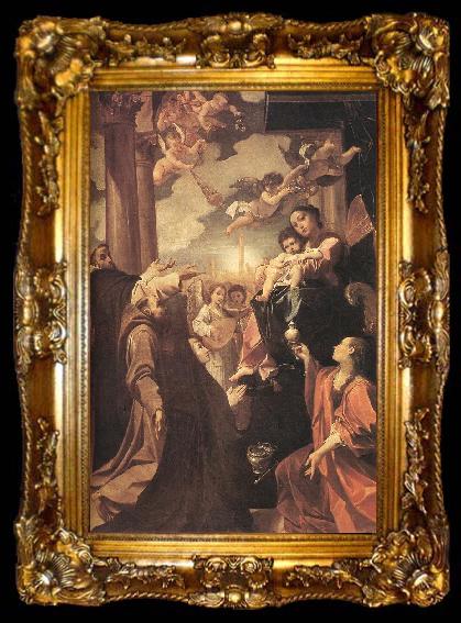 framed  CARRACCI, Lodovico Bargellini Madonna sf, ta009-2